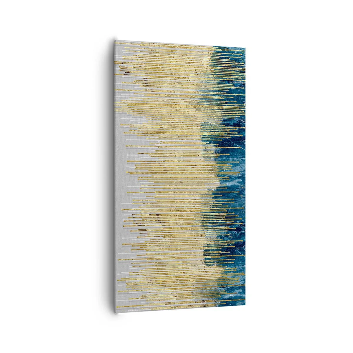 Tablou pe pânză - Granița aurită - 65x120 cm