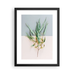 Poster în ramă neagră - Subtilitate pastelată - 30x40 cm
