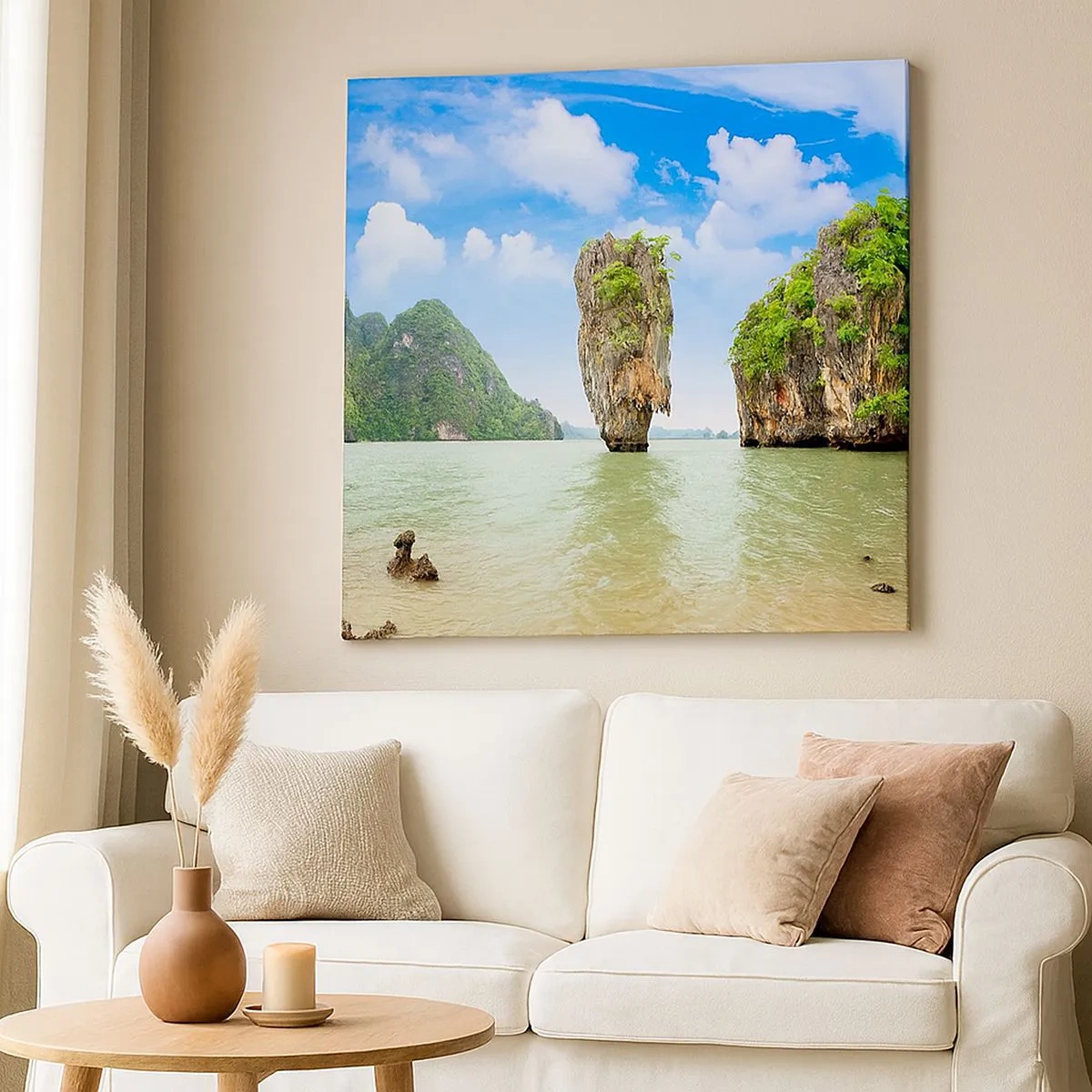 Tablou pe pânză - Minuni naturale stâncoase - 30x30 cm