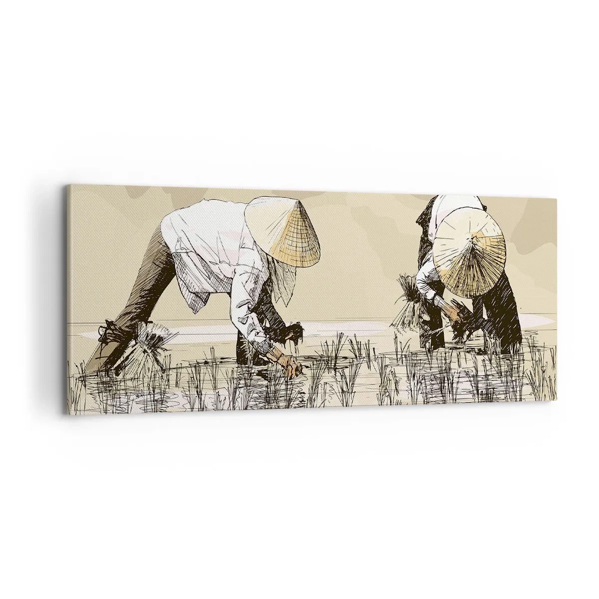 Tablou pe pânză - O recoltă reușită - 100x40 cm