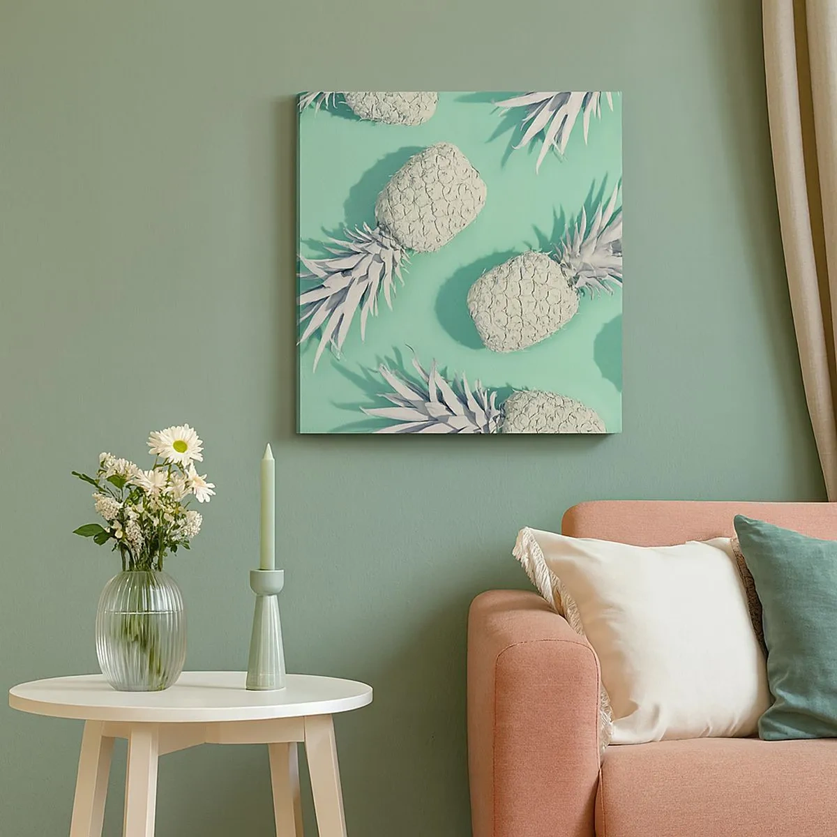 Tablou pe pânză - Merge bine cu mentă - 30x30 cm