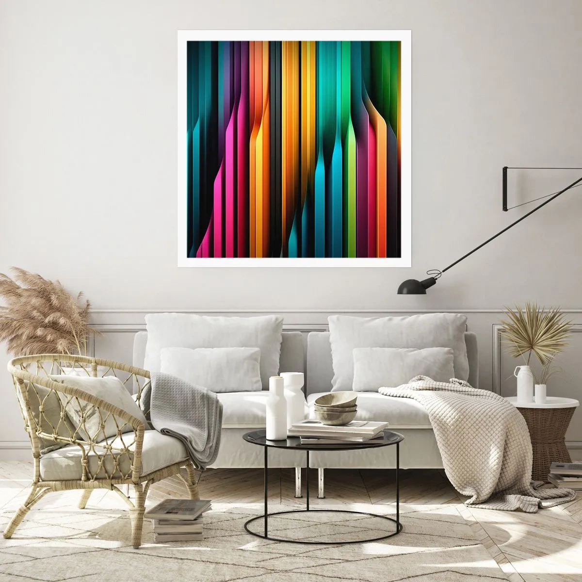 Poster - Orgă de lumină - 40x40 cm