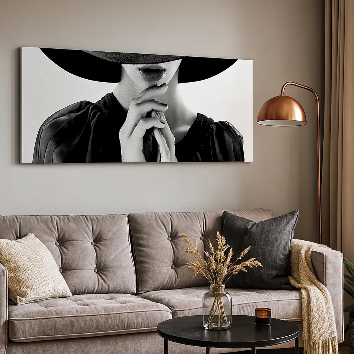 Tablou pe pânză - Frumusețea ascunsă - 30x30 cm