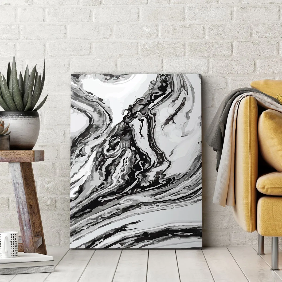 Tablou pe pânză - La început a fost haos - 50x70 cm