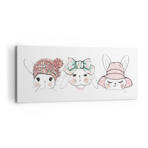 Tablou pe pânză - Gânditoare, tristă, mulțumită - 120x50 cm