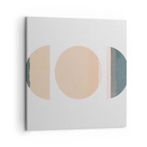 Tablou pe pânză - Roată cu roată - 60x60 cm