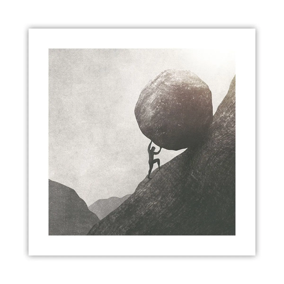 Poster - Cred, în ciuda așteptărilor - 40x40 cm