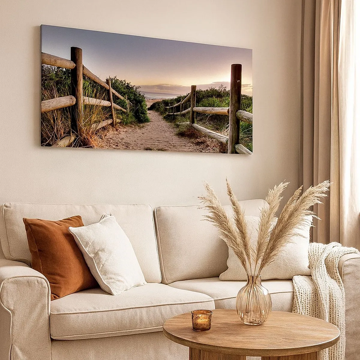 Tablou pe pânză - Deja se vede ținta - 100x40 cm