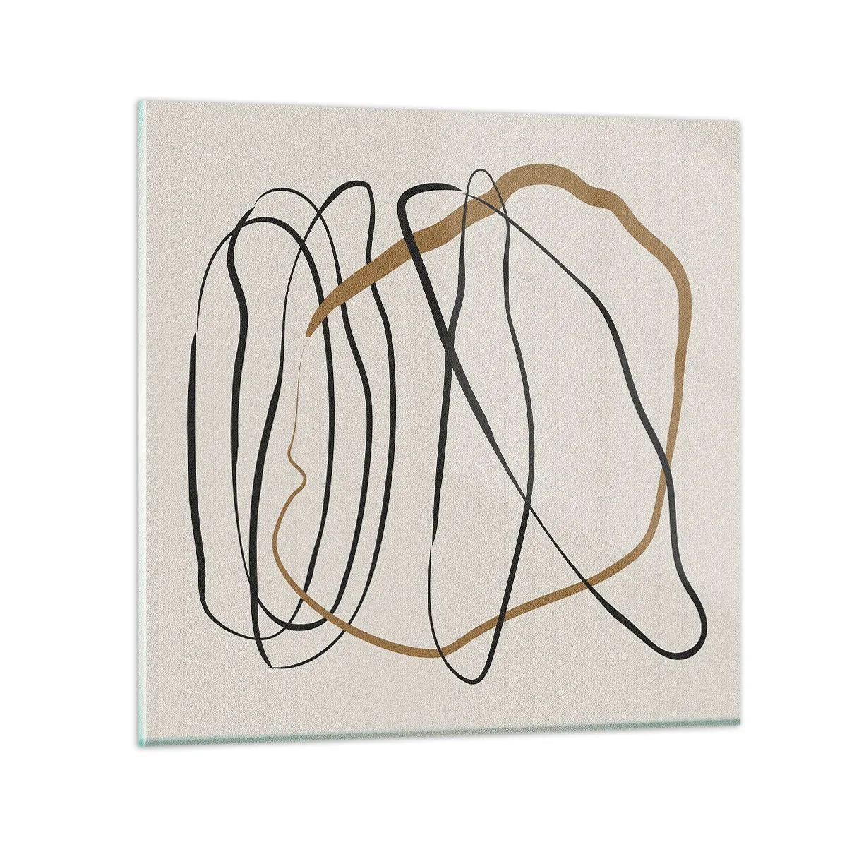 Tablou pe sticlă - Compoziție - Dans posesiv - 50x50 cm