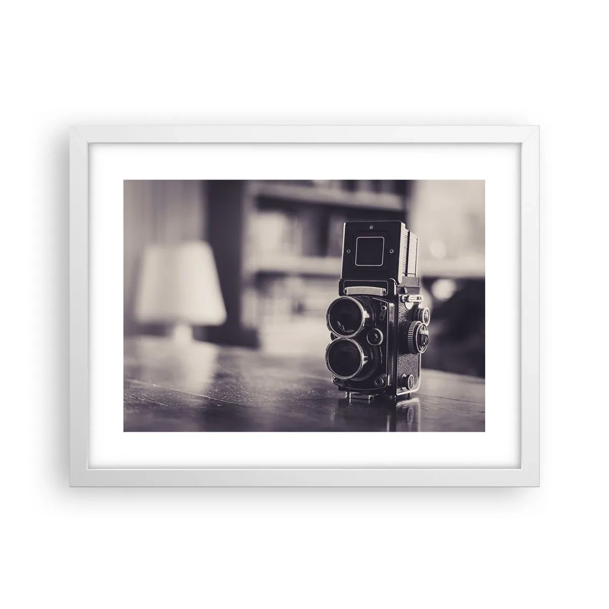 Poster în ramă albă - Magia fotografiei vechi - 40x30 cm