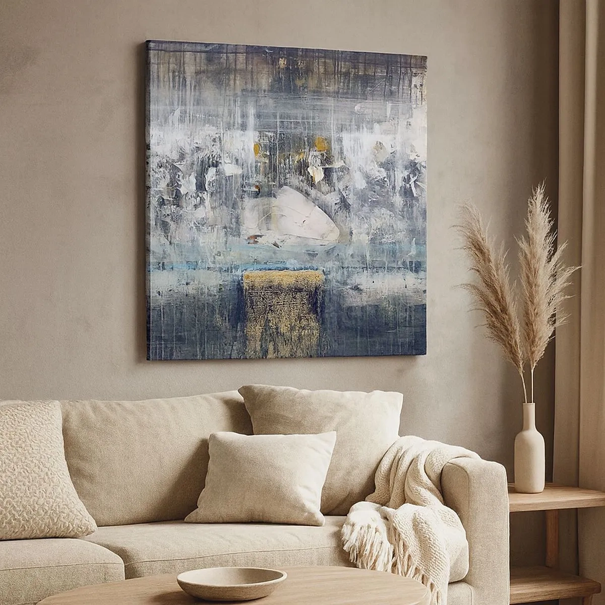 Tablou pe pânză - Ca pe gheață, ca pe asfalt - 30x30 cm