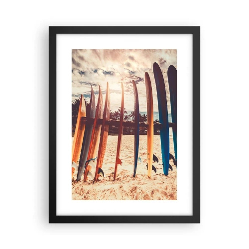 Poster în ramă neagră - Noapte bună, până mâine - 30x40 cm