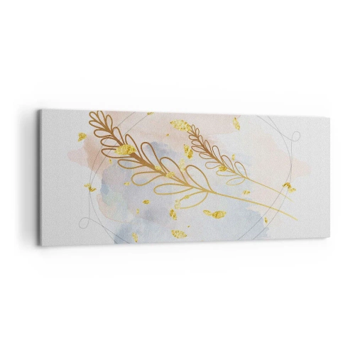 Tablou pe pânză - Suflul de aur - 120x50 cm