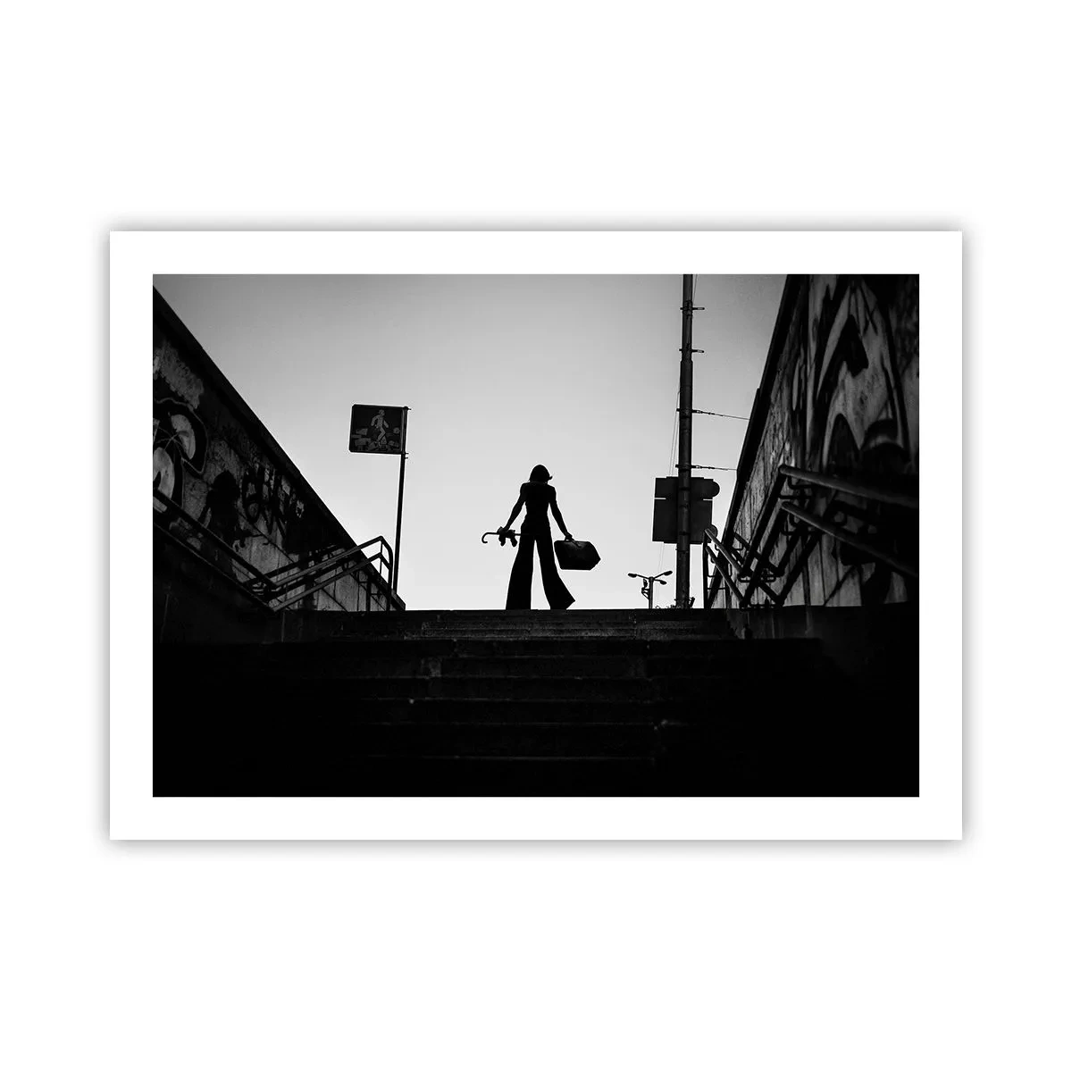 Poster - Rătăcire urbană - 70x50 cm