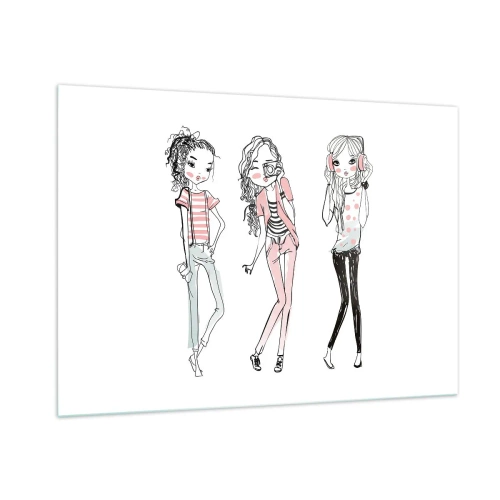 Tablou pe sticlă - Hai la distracție - 100x70 cm