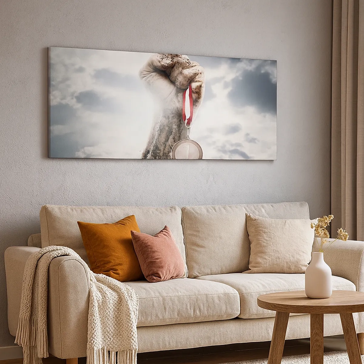 Tablou pe pânză - Per aspera ad astra - 30x30 cm