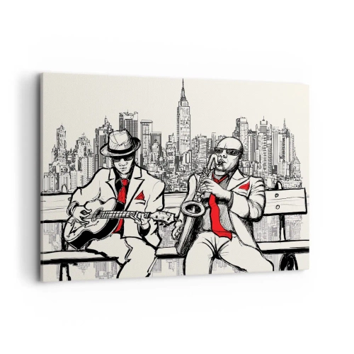 Tablou pe pânză - Improvizație la New York - 100x70 cm