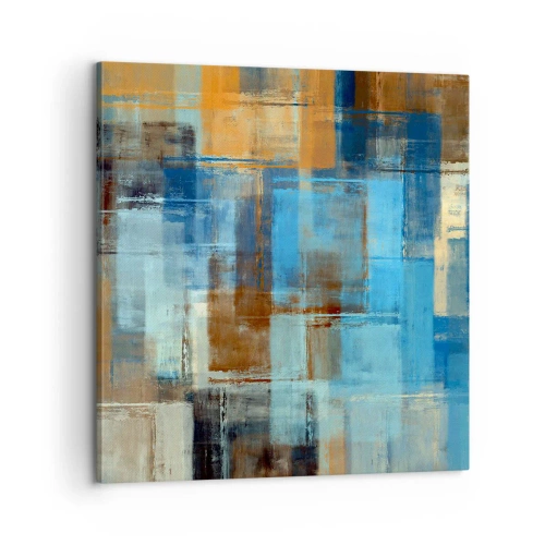 Tablou pe pânză - Prin valul albastru - 60x60 cm