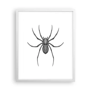 Poster în ramă albă - Precizie tulburătoare - 40x50 cm