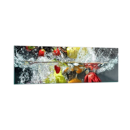 Tablou pe sticlă - Răcoritoare cu fructe - 160x50 cm