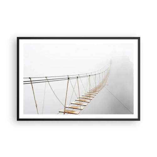 Poster în ramă neagră - Unde te va duce? - 91x61 cm