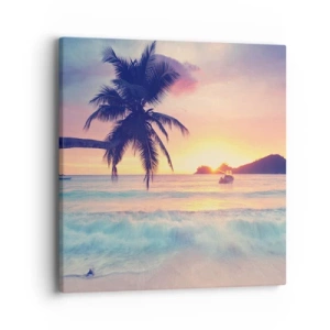 Tablou pe pânză - O seară în golf - 40x40 cm