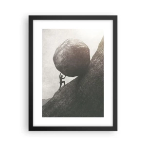 Poster în ramă neagră - Cred, în ciuda așteptărilor - 30x40 cm