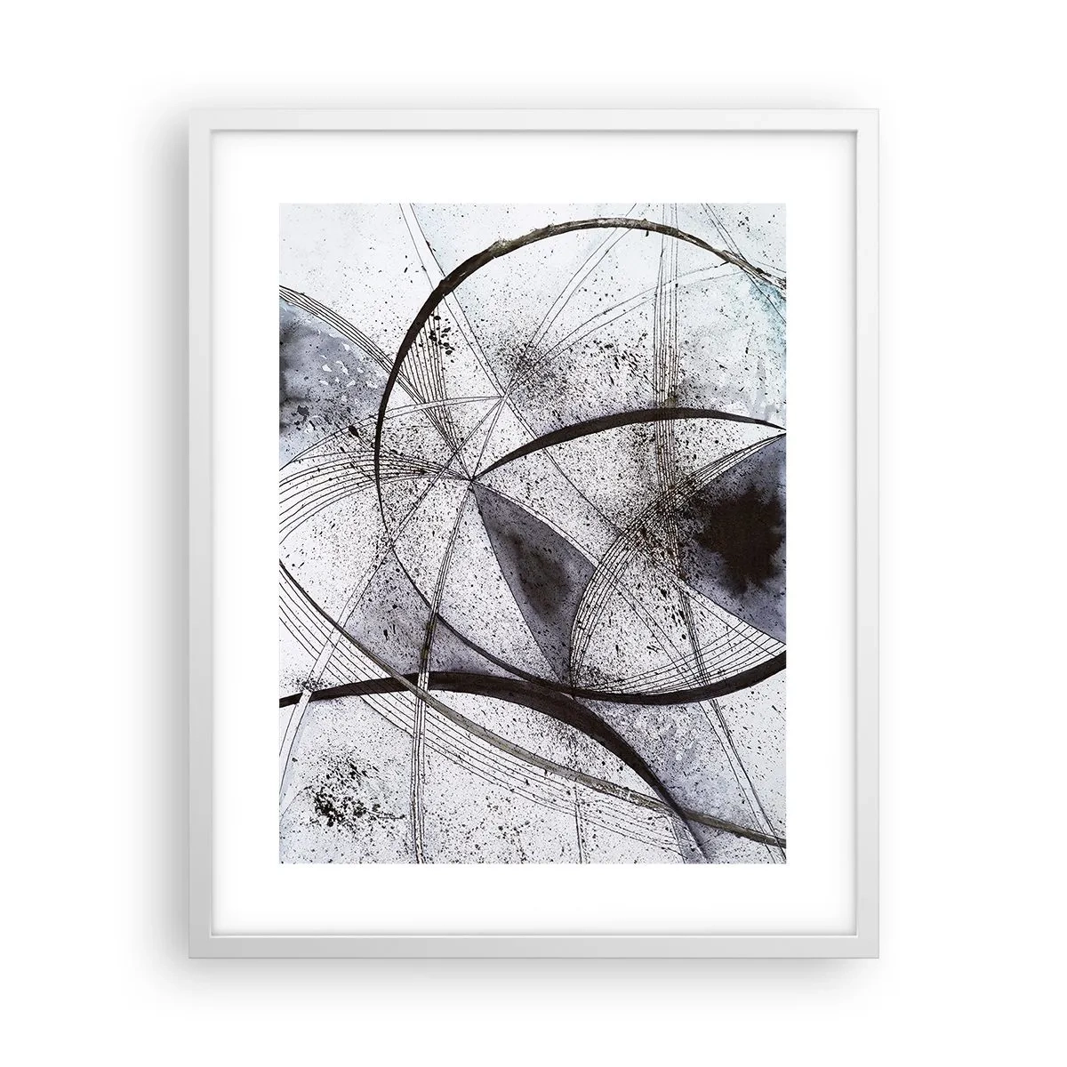 Poster în ramă albă - O fantezie futuristă - 40x50 cm