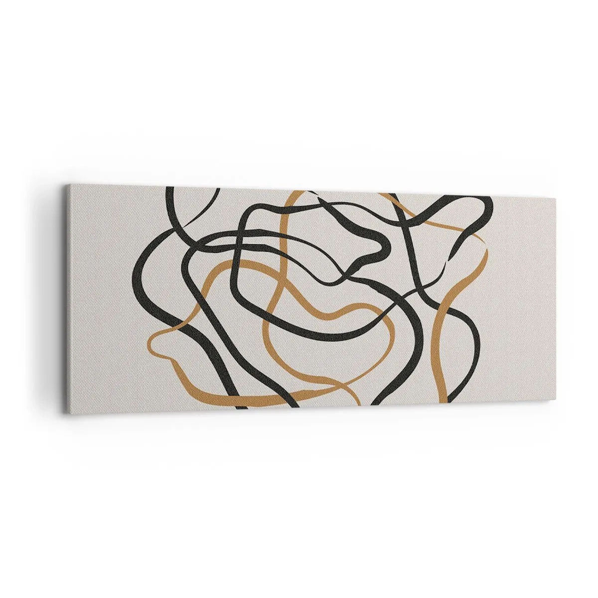 Tablou pe pânză - Totul s-a încurcat - 100x40 cm