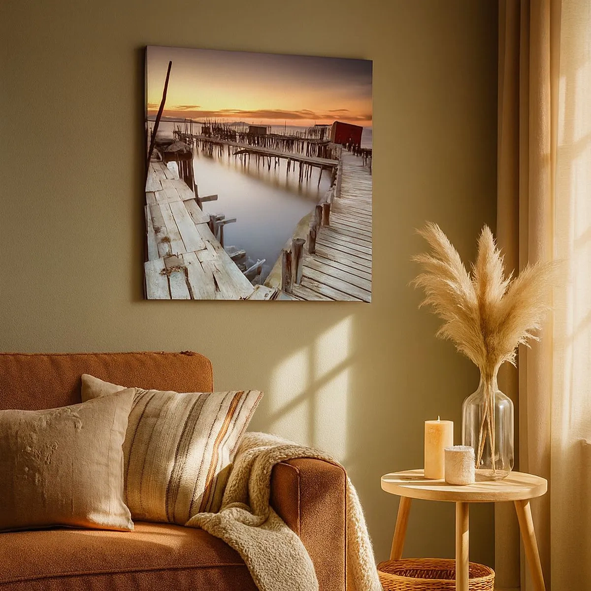 Tablou pe pânză - Autentic, nu o atracție turistică - 30x30 cm