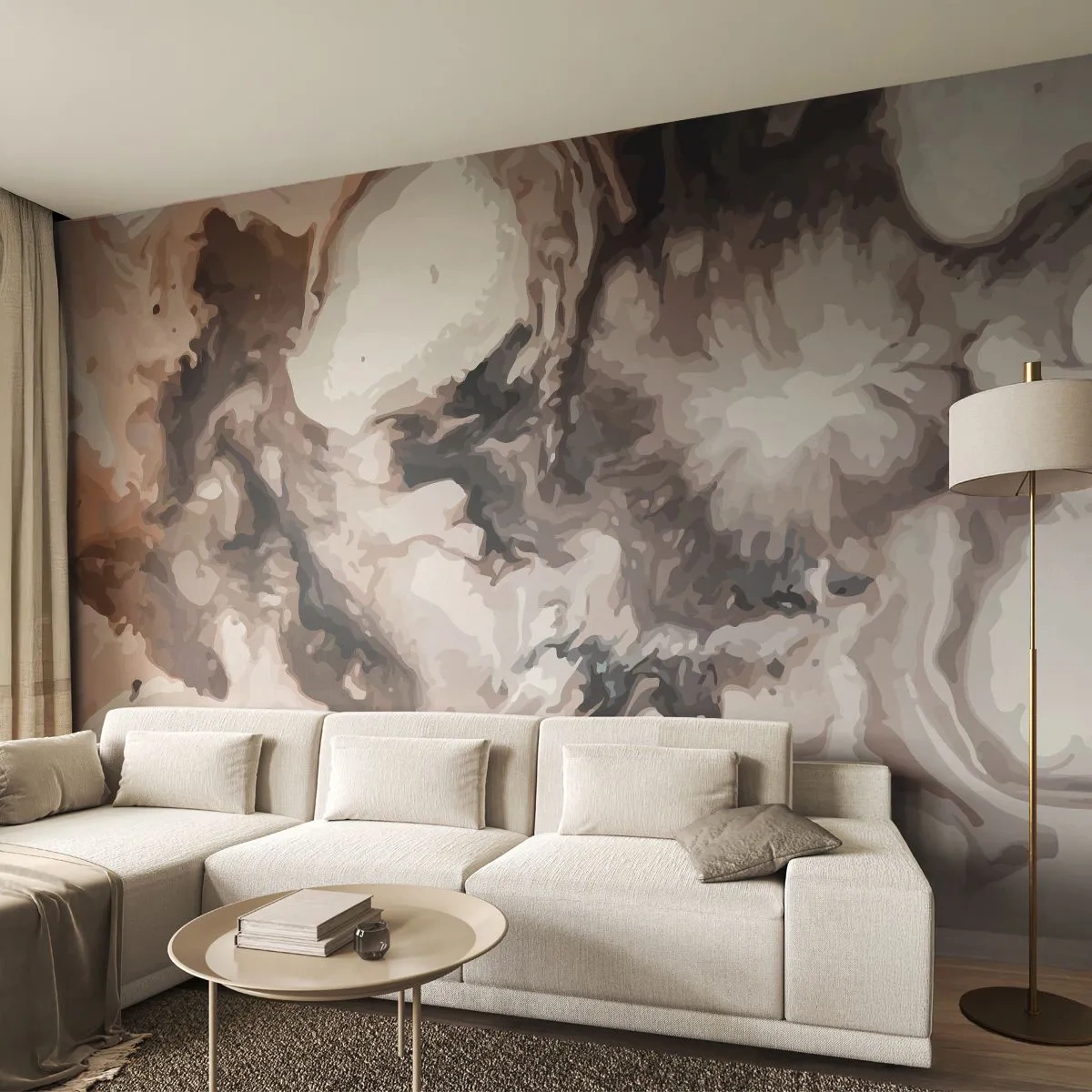 Tapet Standard Eco - Nașterea unei galaxii - Abstracția, Bucată, Model modern - 200x140 cm