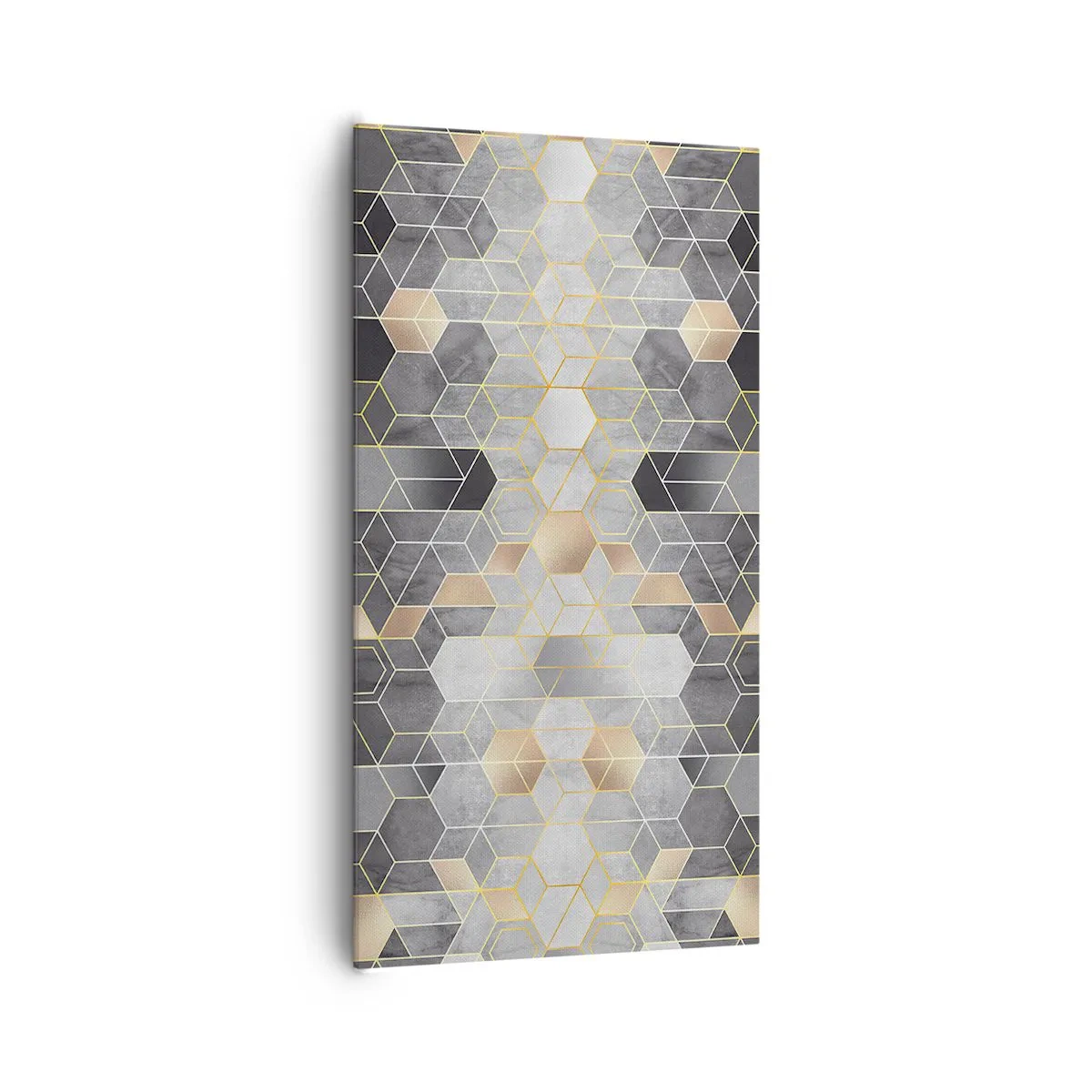 Tablou pe pânză - Compoziție diamantată - 65x120 cm