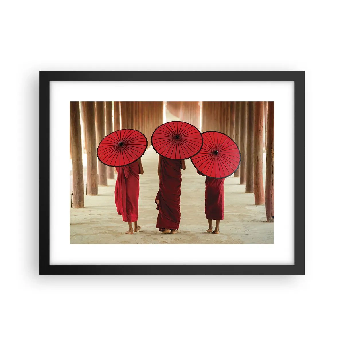 Poster în ramă neagră - Pe drumul spre Tărâmul Pur - 40x30 cm