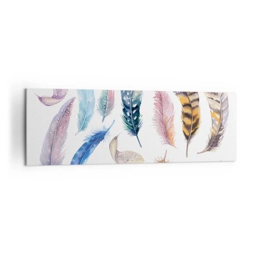 Tablou pe pânză - Ușoare și colorate - 160x50 cm