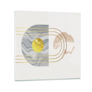 Tablou pe sticlă - Lumină și strălucire - 70x70 cm