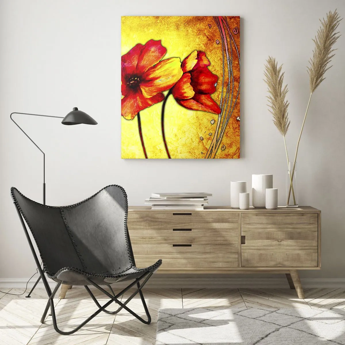 Tablou pe sticlă - În stilul Art Nouveau - 50x70 cm