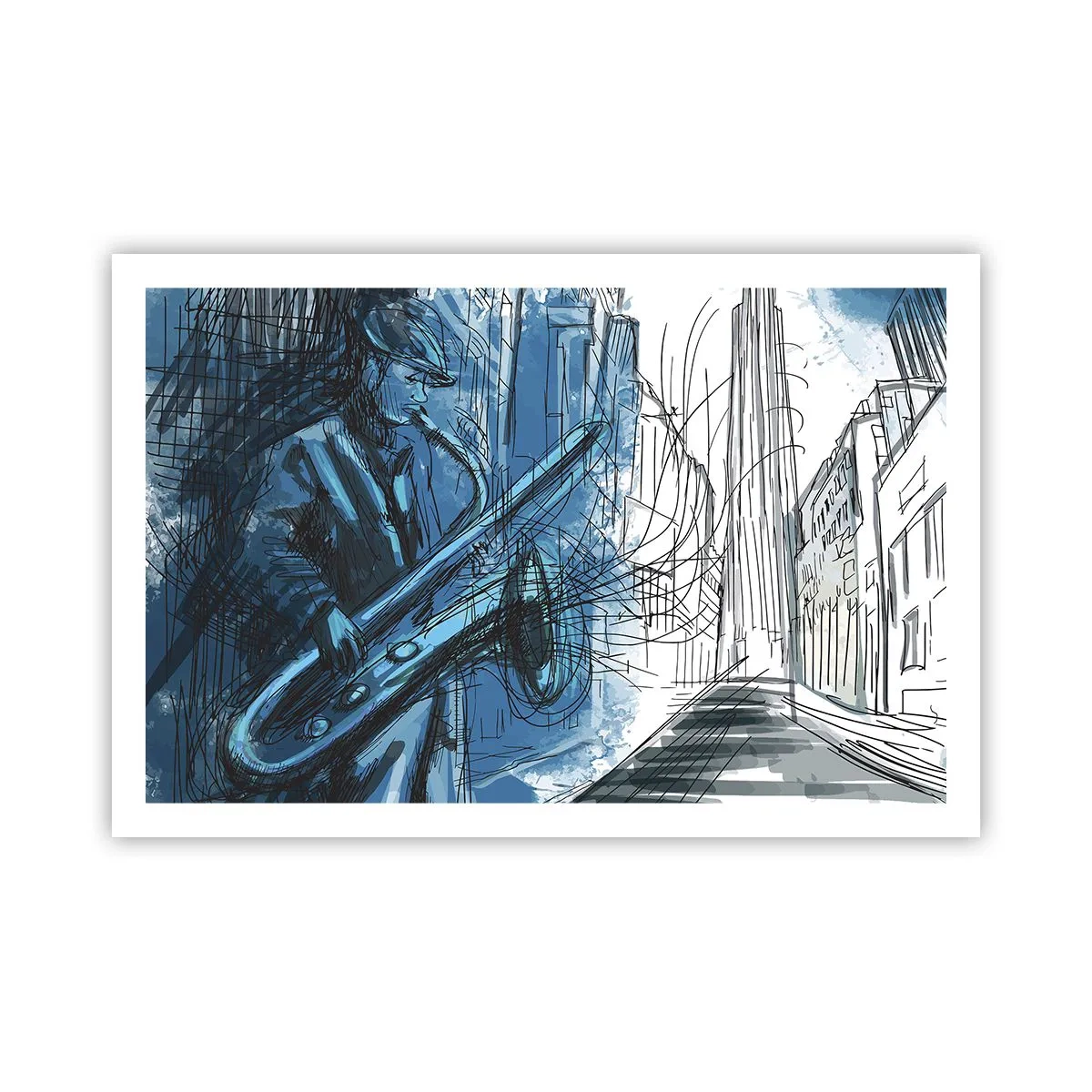 Poster - Rapsodie urbană - 91x61 cm