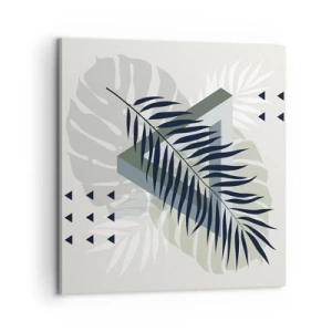 Tablou pe pânză - Natura și geometria - două ordine? - 60x60 cm
