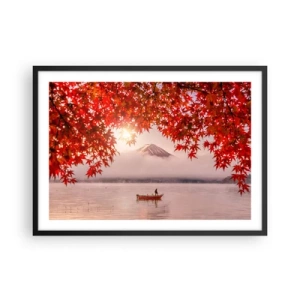 Poster în ramă neagră - În stil japonez - 70x50 cm