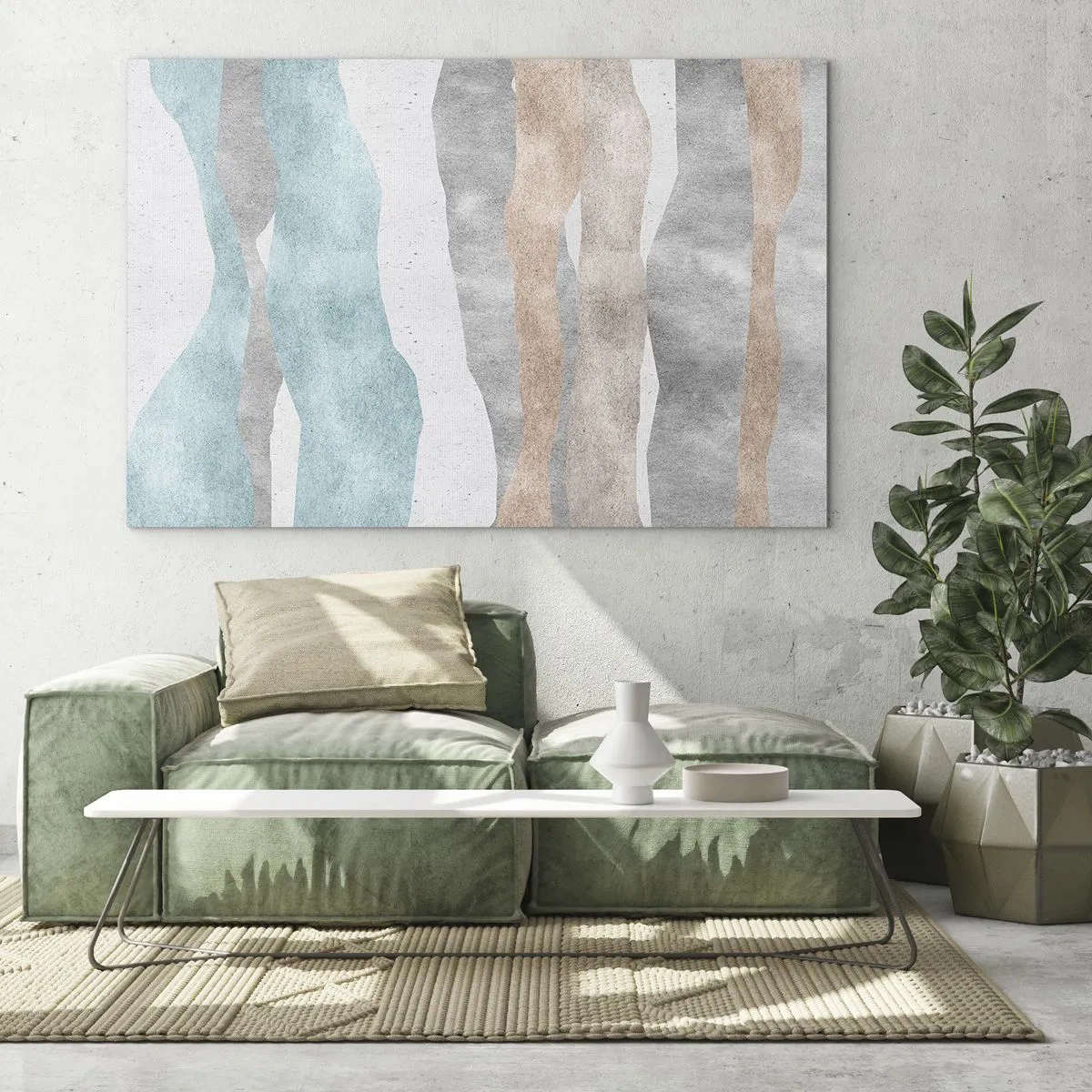 Tablou pe sticlă - Studiu de proximitate - 100x70 cm