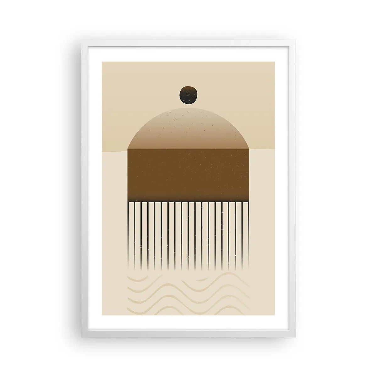 Poster în ramă albă - Stări diferite - 50x70 cm