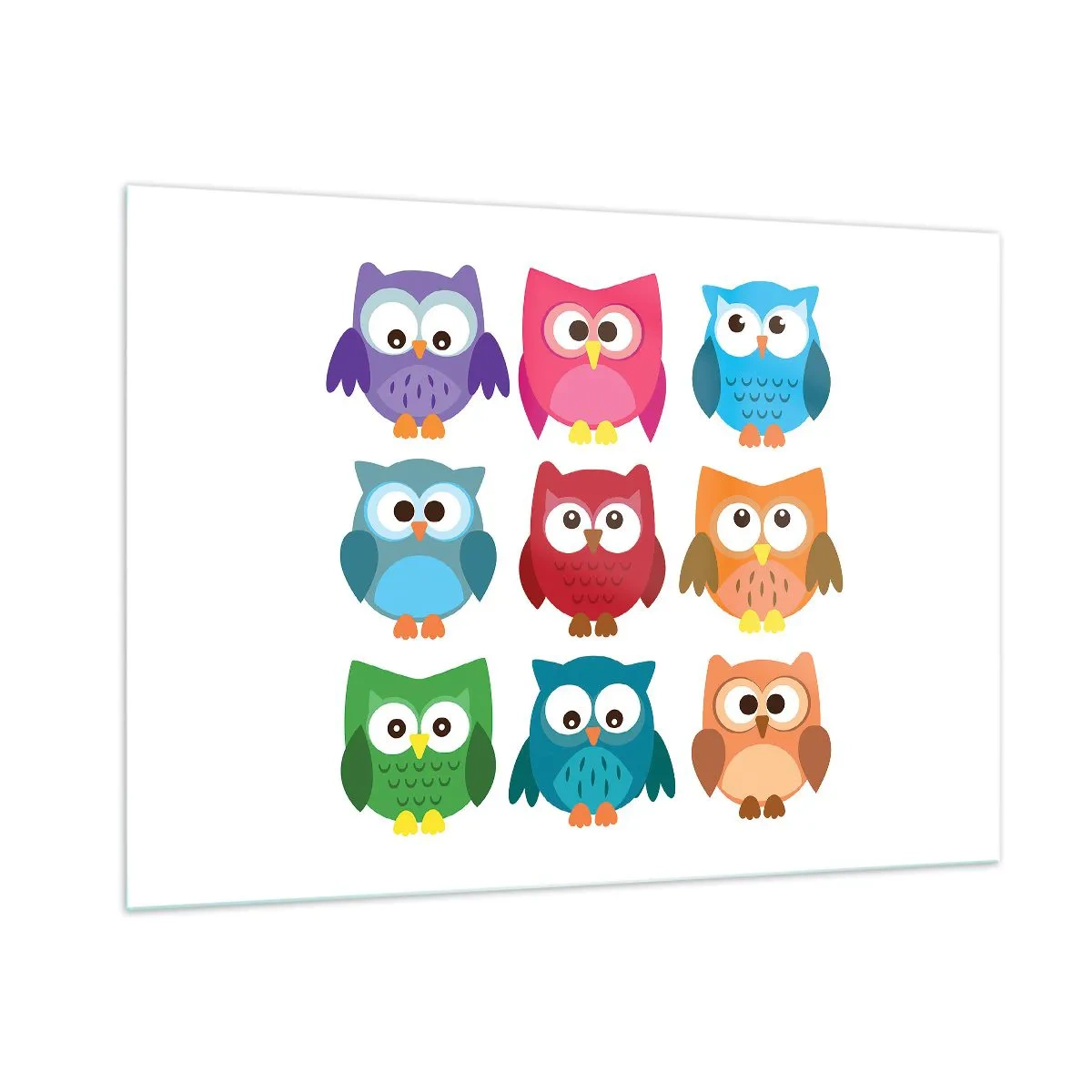 Tablou pe sticlă - Diferențele pot fi amuzante - 100x70 cm