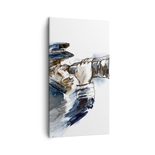 Tablou pe pânză - Zece pe scara Beaufort! - 45x80 cm