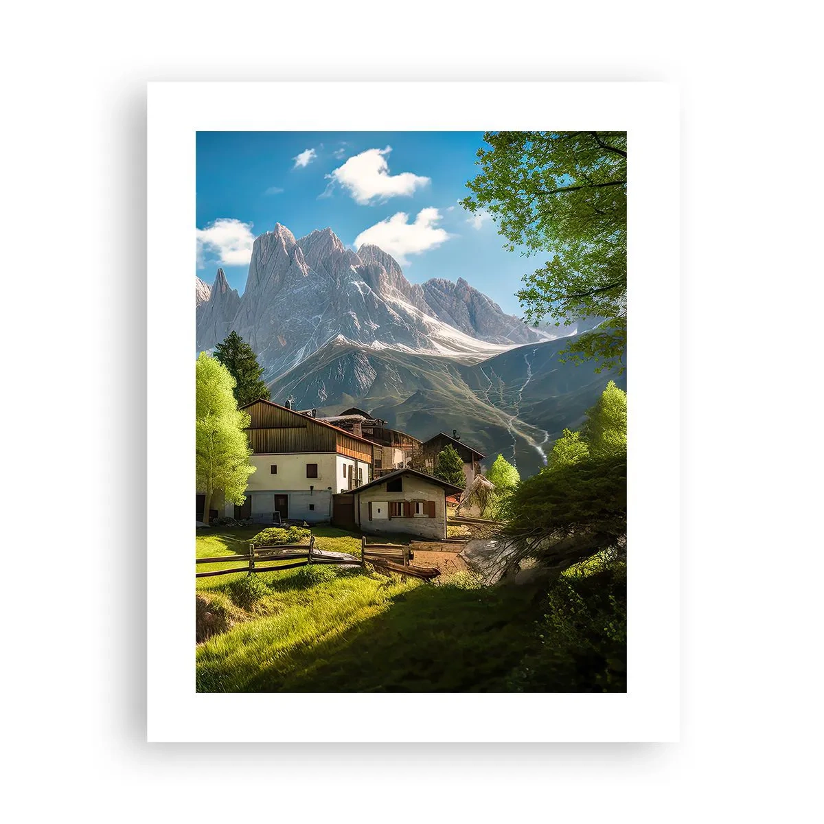 Poster - Idilă alpină - 40x50 cm