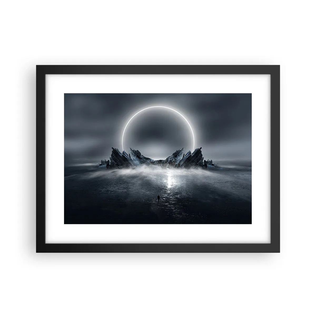 Poster în ramă neagră - Final de poveste - 40x30 cm