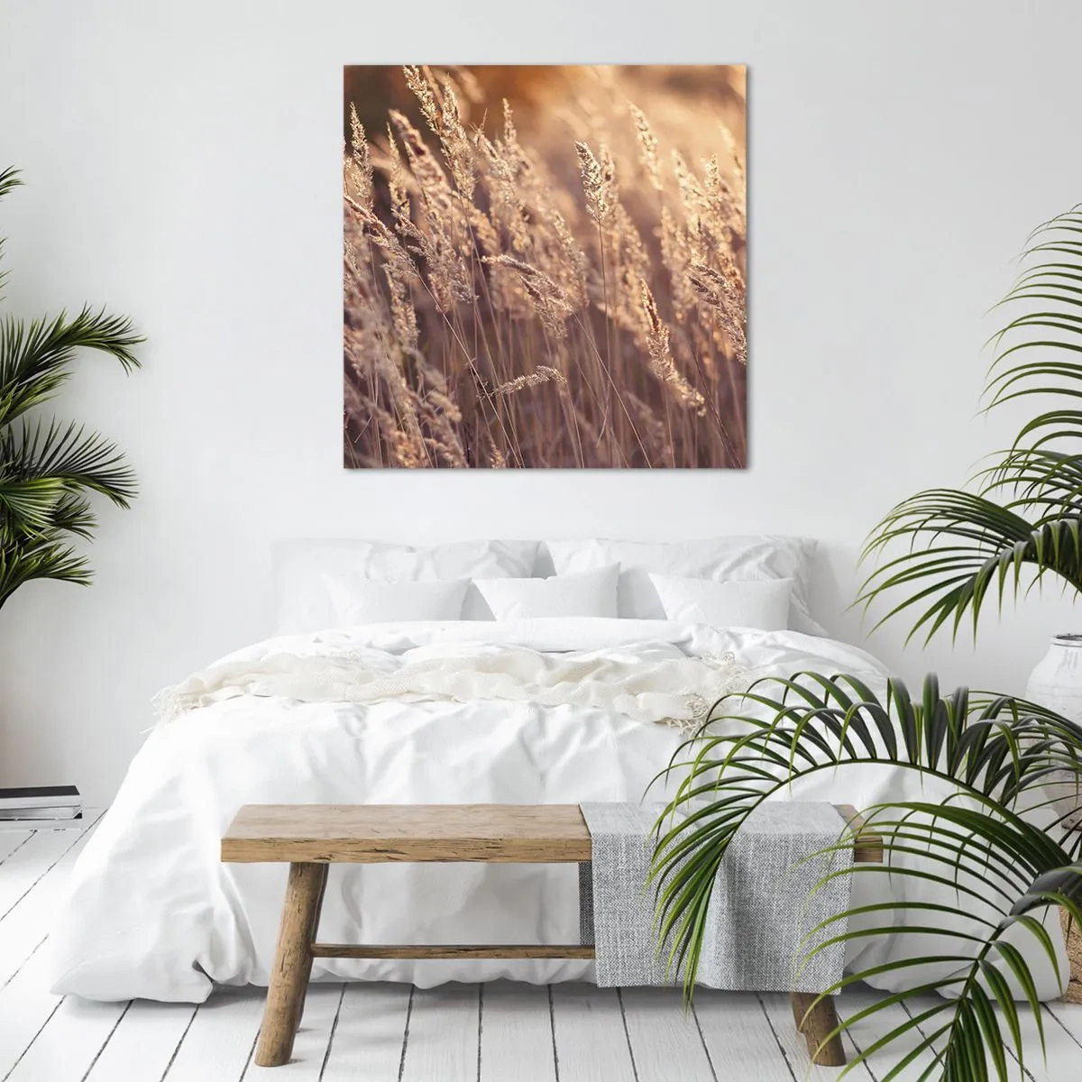 Tablou pe pânză - Gata să întâmpine toamna - 60x60 cm