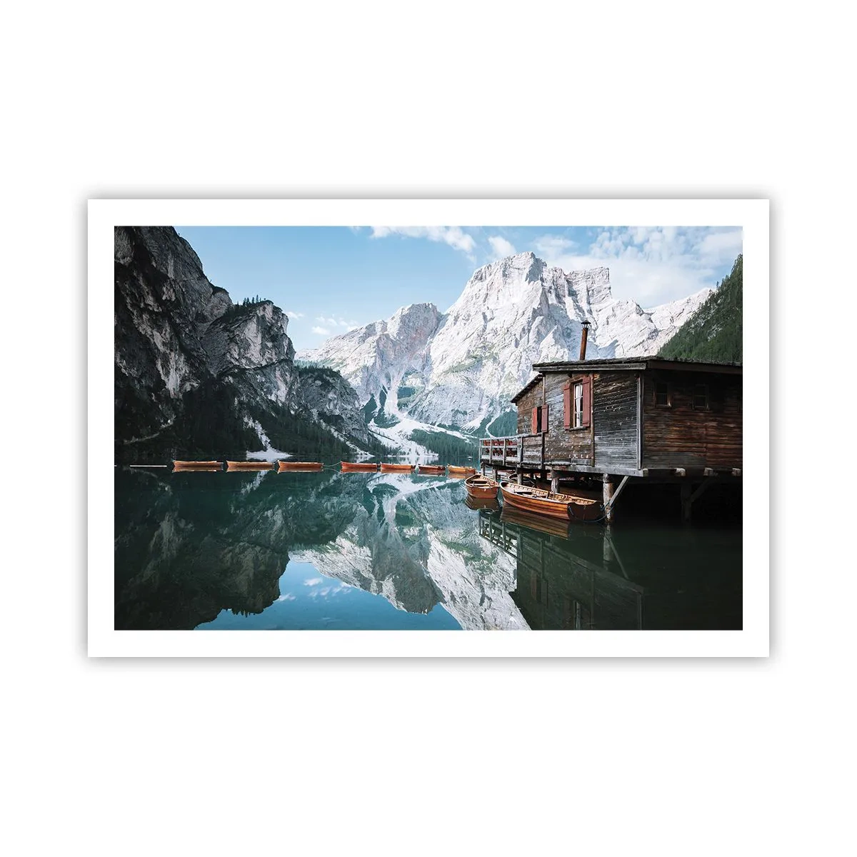 Poster - Dimineață cristalină de munte - 91x61 cm