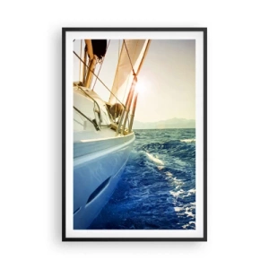 Poster în ramă neagră - După aventură - 61x91 cm