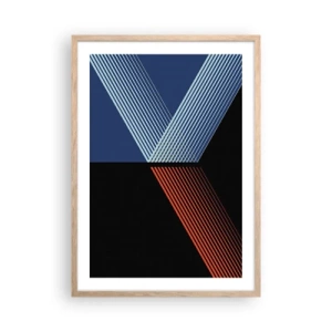 Poster în ramă de stejar deschis - O poveste simplă - 50x70 cm