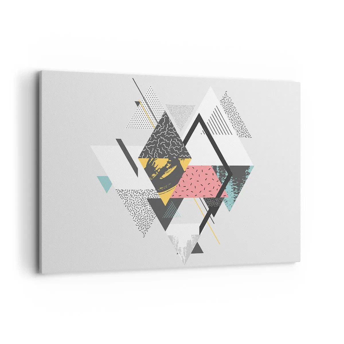 Tablou pe pânză - Variația triunghiului și a rombului - 100x70 cm